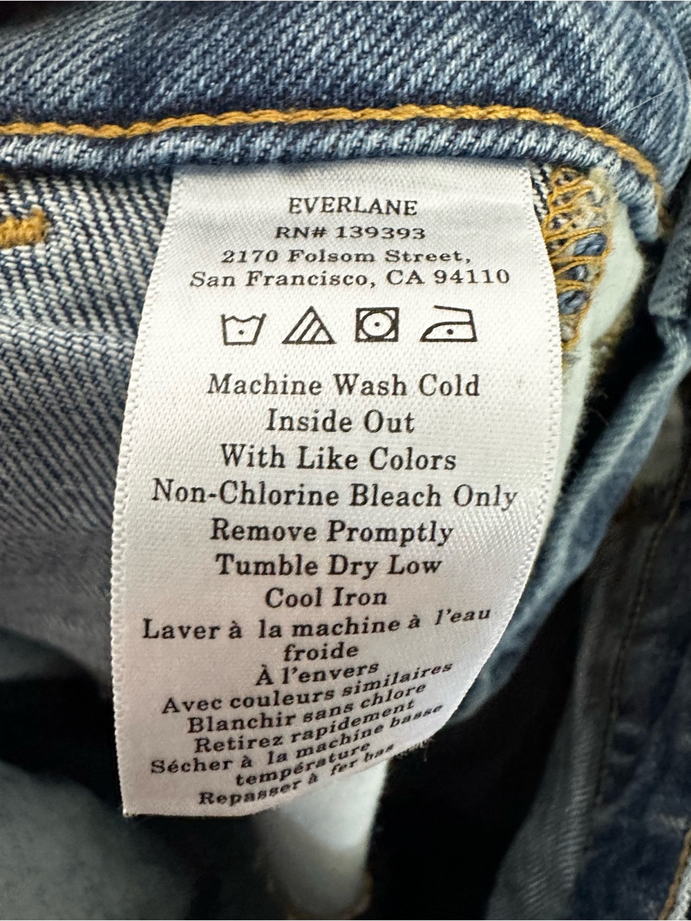 EVERLANE The Utility Barrel Jeans New Blue Size 29 Regular - Picture 6 of 8